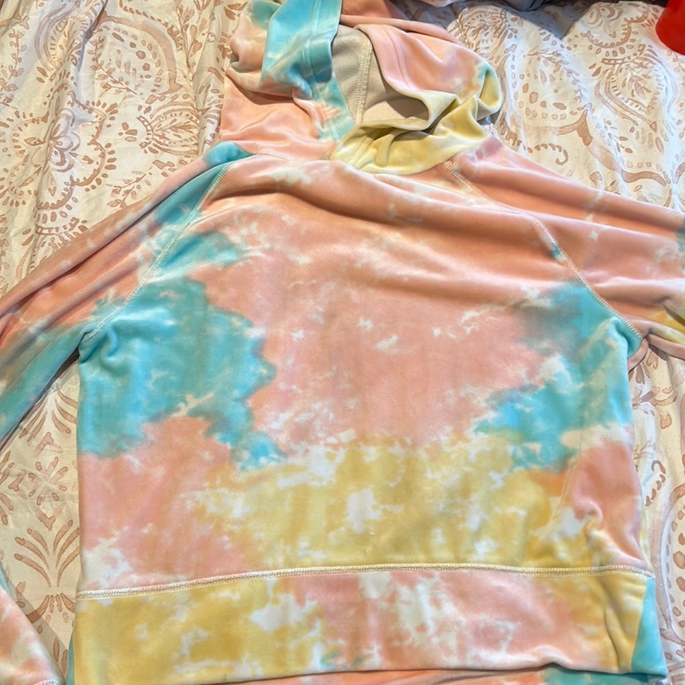 Tiedye cropped hoodie